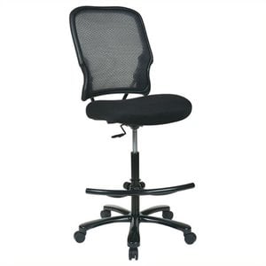 Scranton & Co Grid Back Drafting Chair in Black