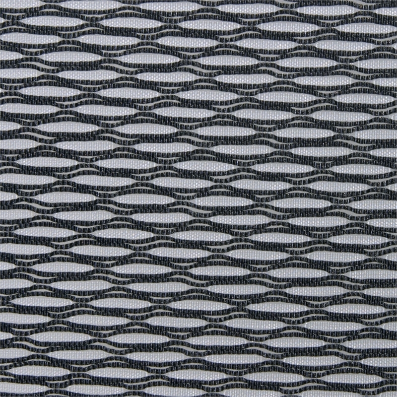 Scranton & Co Contemporary Fabric Adjustable Air Grid Back Office Chair in Gray