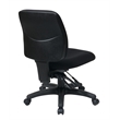 Scranton & Co Mid-Back Dual Function Ergonomic Office Chair in Coal