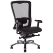 Scranton & Co High Back Office Chair with Mesh Seat in Black