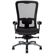 Scranton & Co High Back Office Chair with Mesh Seat in Black