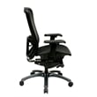 Scranton & Co High Back Office Chair with Mesh Seat in Black