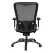 Scranton & Co High Back Office Chair with Mesh Seat in Black