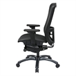 Scranton & Co High Back Office Chair with Mesh Seat in Black