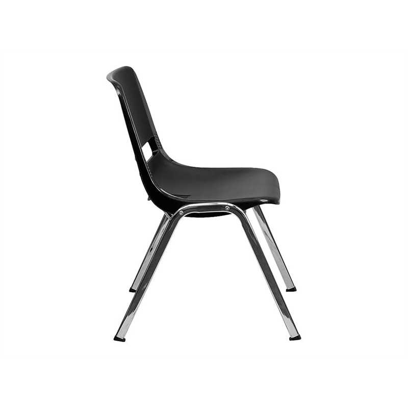 Scranton & Co Multi-purpose Stacking Chair in Black