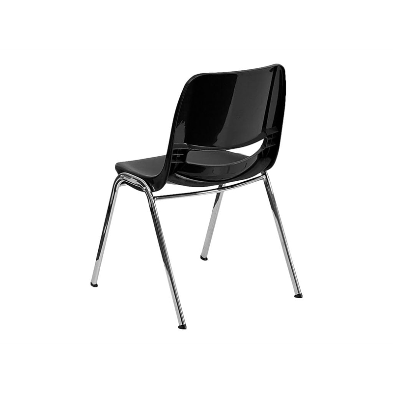 Scranton & Co Multi-purpose Stacking Chair in Black