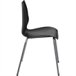 Scranton & Co Stacking Chair in Black