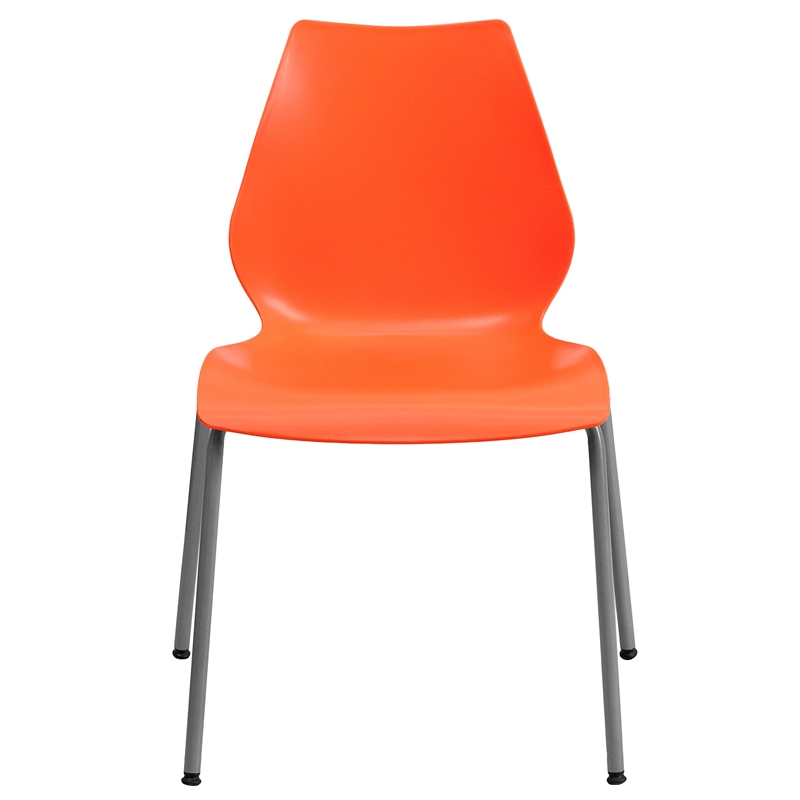 Scranton & Co Stacking Chair in Orange