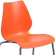 Scranton & Co Stacking Chair in Orange