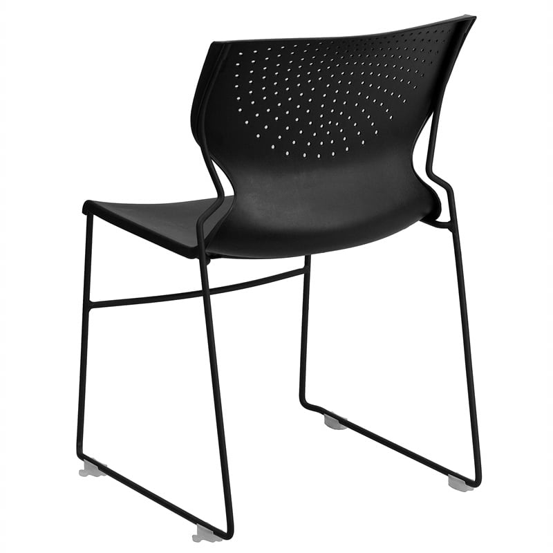 Scranton & Co Stacking Chair in Black