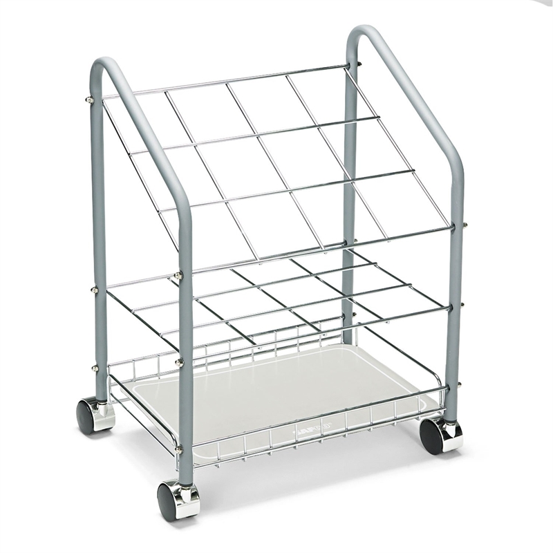 Scranton & Co Tubular Steel Wire Roll File with 12 Compartments