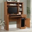 Scranton & Co Traditional Wood Small Computer Desk with Hutch in Carolina Oak