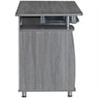 Scranton & Co Contemporary MDF Wood Small Computer Desk in Gray