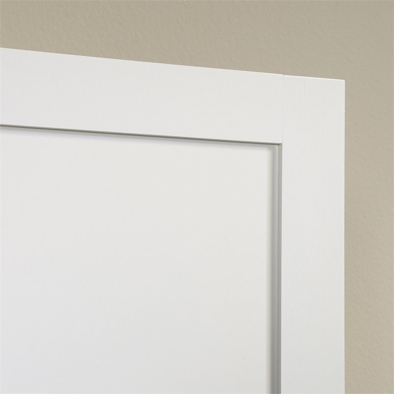 Scranton & Co Contemporary Engineered Wood Storage Cabinet in White