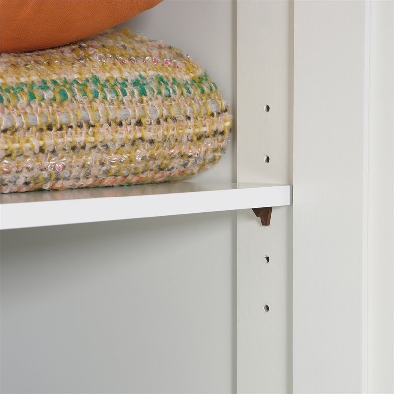 Scranton & Co Contemporary Engineered Wood Storage Cabinet in White