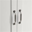 Scranton & Co Contemporary Engineered Wood Storage Cabinet in White