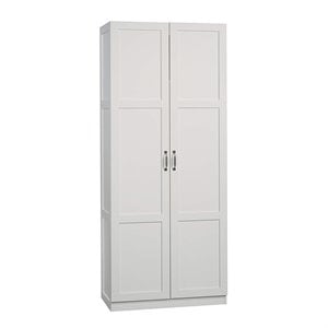 Scranton & Co Contemporary Engineered Wood Storage Cabinet in White