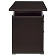 Scranton & Co 2-Drawer Contemporary Wood Computer Desk in Cappuccino