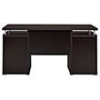 Scranton & Co 2-Drawer Contemporary Wood Computer Desk in Cappuccino