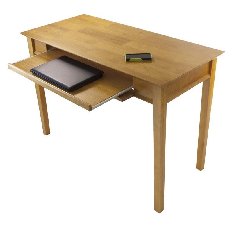 Scranton Co Solid Wood Computer Desk In Honey Pine Sc 25364 Scranton Co Solid Wood Computer Desk In Honey Pine
