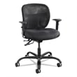 Scranton & Co Mesh Fabric Big and Tall Office Chair in Black
