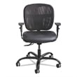 Scranton & Co Mesh Fabric Big and Tall Office Chair in Black