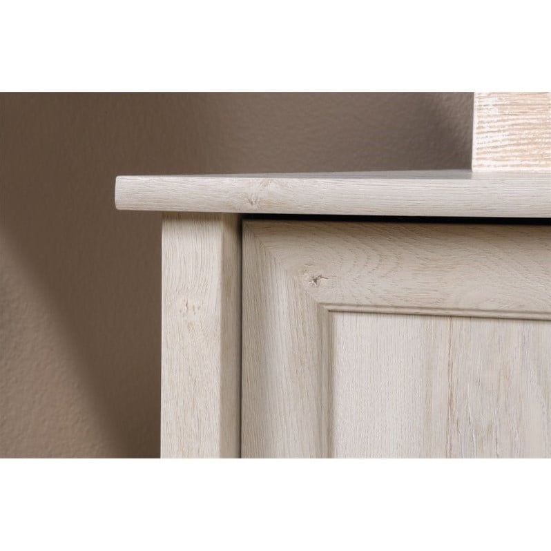 Scranton & Co Contemporary Wood Computer Desk in Chalked Chestnut