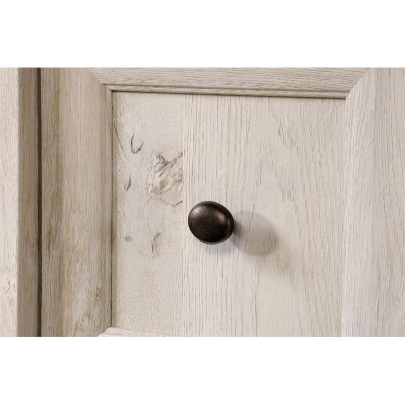 Scranton & Co Contemporary Wood Computer Desk in Chalked Chestnut