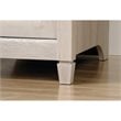 Scranton & Co Contemporary Wood Computer Desk in Chalked Chestnut