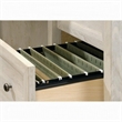 Scranton & Co Engineered Wood 4-Drawers Executive Desk in Chalked Chestnut