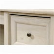 Scranton & Co Engineered Wood 4-Drawers Executive Desk in Chalked Chestnut