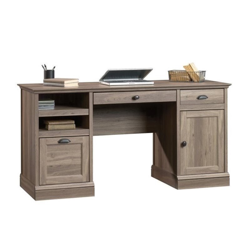 Scranton & Co Executive Desk in Salt Oak