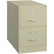 Scranton & Co Metal Beige Filing Cabinet Vertical Lockable 28.38
