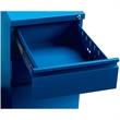 Scranton & Co Steel Blue Filing Cabinet Mobile Rectangular Lockable 27.75