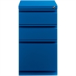 Scranton & Co Steel Blue Filing Cabinet Mobile Rectangular Lockable 27.75