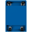 Scranton & Co Steel Blue Filing Cabinet Mobile Rectangular Lockable 27.75