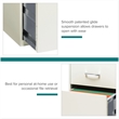 Scranton & Co 3-Drawer Contemporary Metal Filing Cabinet in Pearl White