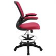 Scranton & Co Mesh Drafting Stool in Red