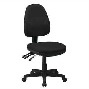 Scranton & Co Dual Function Ergonomic Office Chair in Black