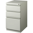 Scranton & Co Steel Light Gray Filing Cabinet Mobile 3-Drawer Box/File Pre-Assembled