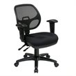 Scranton & Co Ergonomic Task Office Chair with Adjustable Arms in Coal