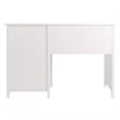 Scranton & Co Transitional Composite Wood Office Writing Desk in White