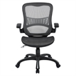 Scranton & Co Mesh Fabric Seat Managers Chair in Gray