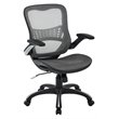 Scranton & Co Mesh Fabric Seat Managers Chair in Gray