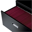 Scranton & Co 2-Drawer Modern Metal Home Office Lateral Filing Cabinet in Black