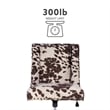 Scranton & Co Transitional Fabric Office Chair with Casters in Brown/Walnut