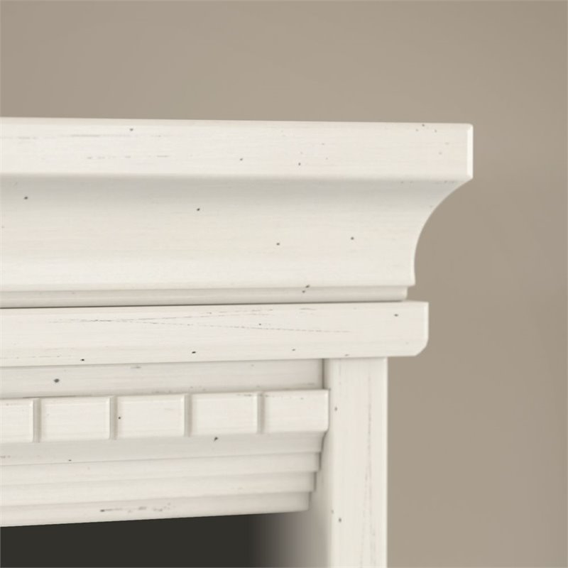 Scranton & Co 5 Shelf Bookcase in Antique White