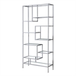 Scranton & Co Metal Bookcase in Silver