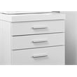 Scranton & Co File Cabinet with Three Drawers in White