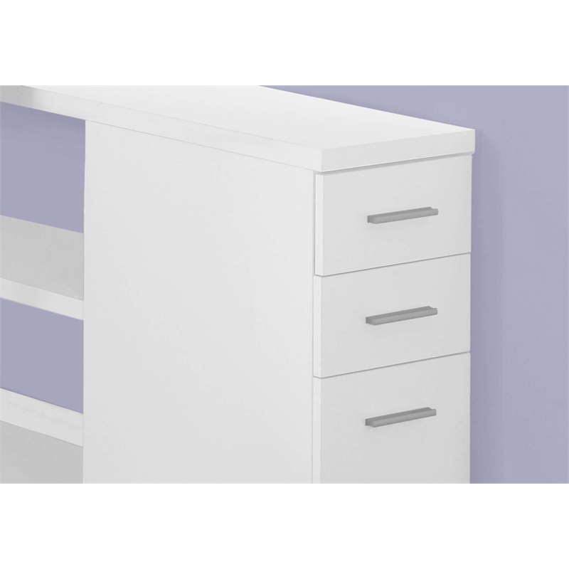 Scranton & Co White Computer Desk L Shaped 47